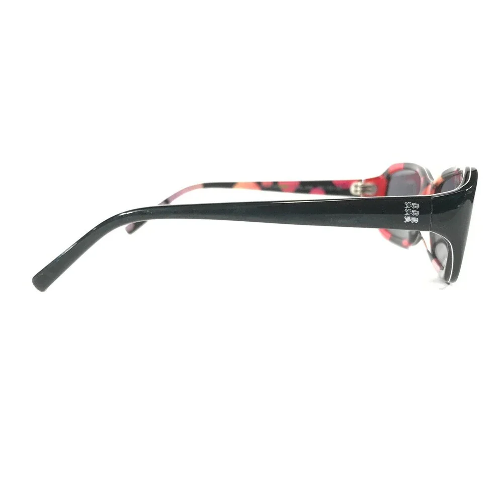 Black Women’s Sunglasses with Patterned Temples - Picture 3 of 12